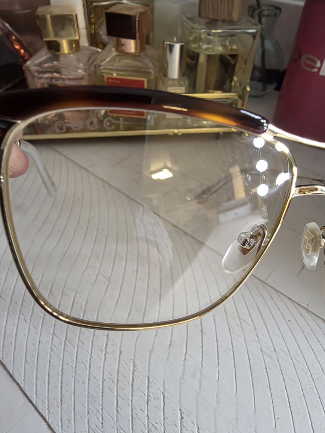 Gucci Gold Tone & Tortoiseshell Eyeglasses - photo 4