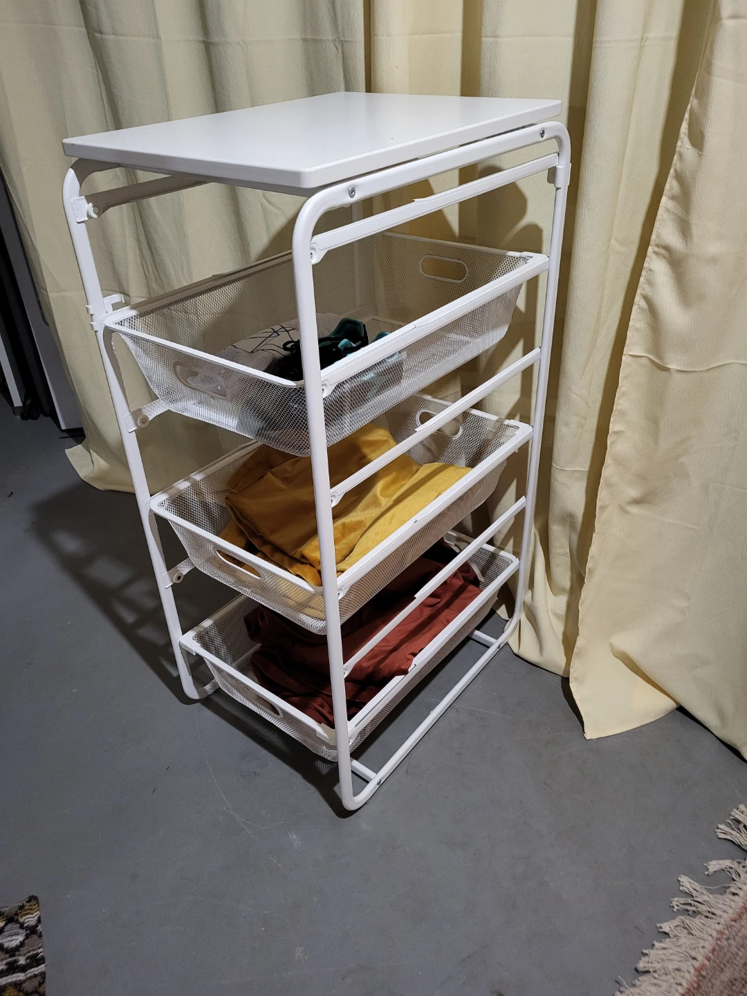 Ikea shelf  with only 3 baskets
