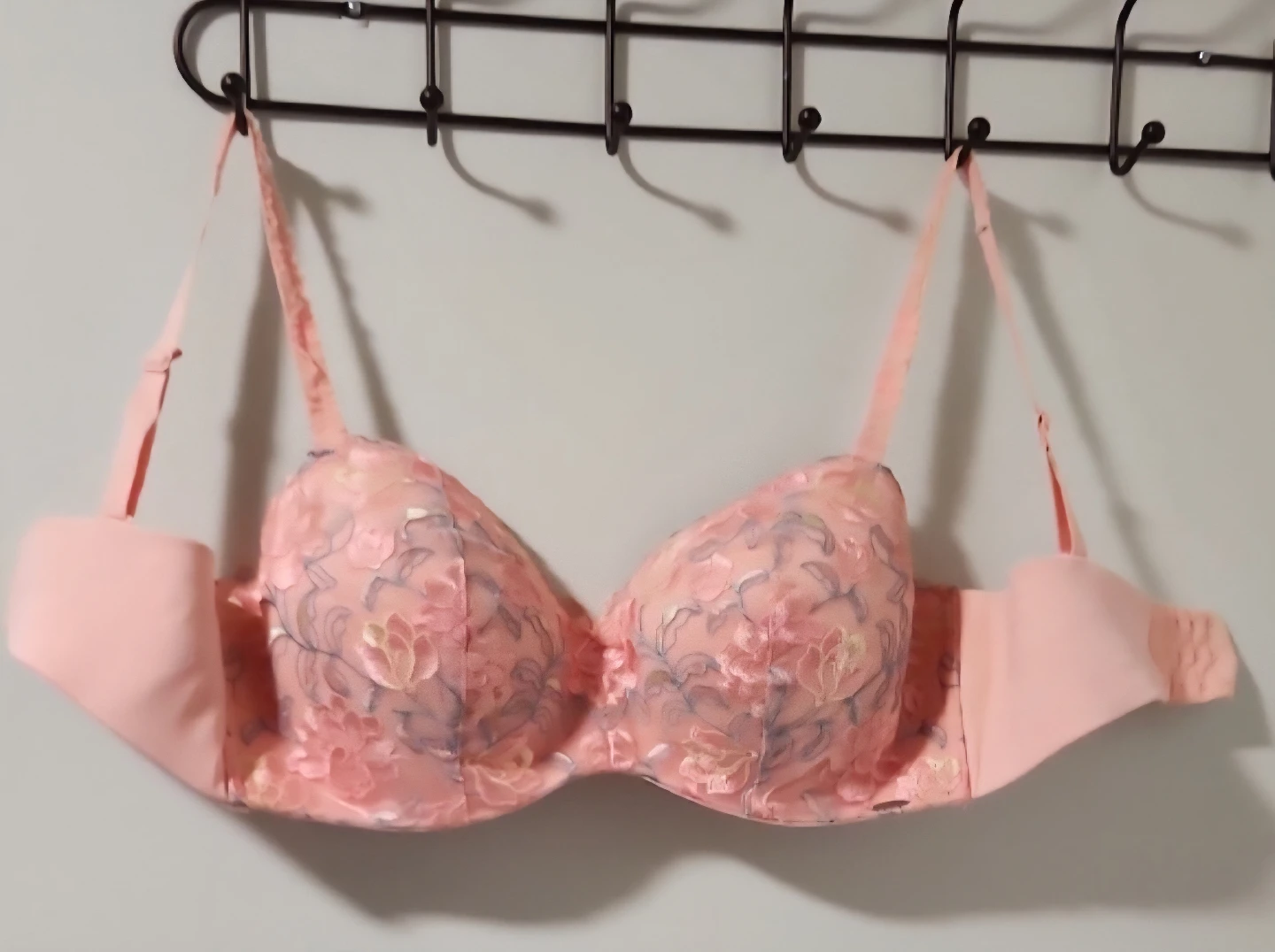 ParfaVie "My Memory" Padded Bra - Pink Floral Lace - 38DD
