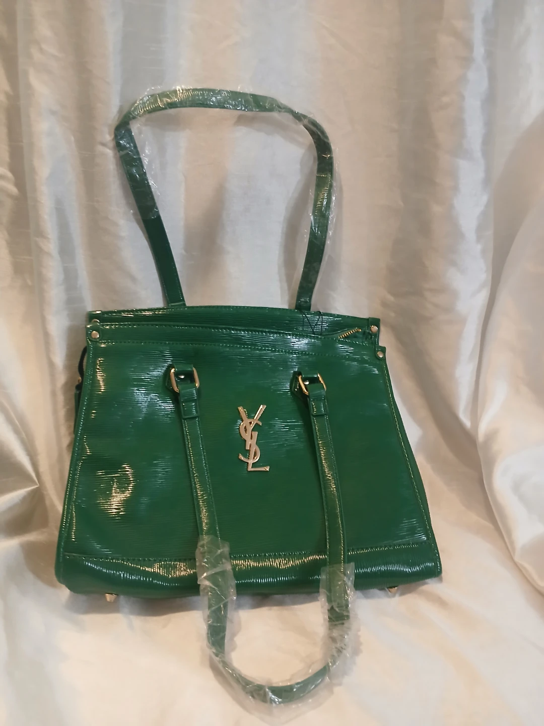 Green Yves Saint Laurent Tote Bag