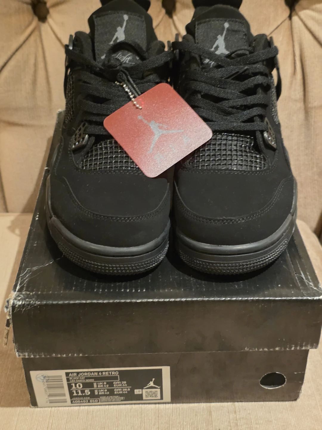 Air Jordan 4  Retroe ,Black Cat, - photo 2