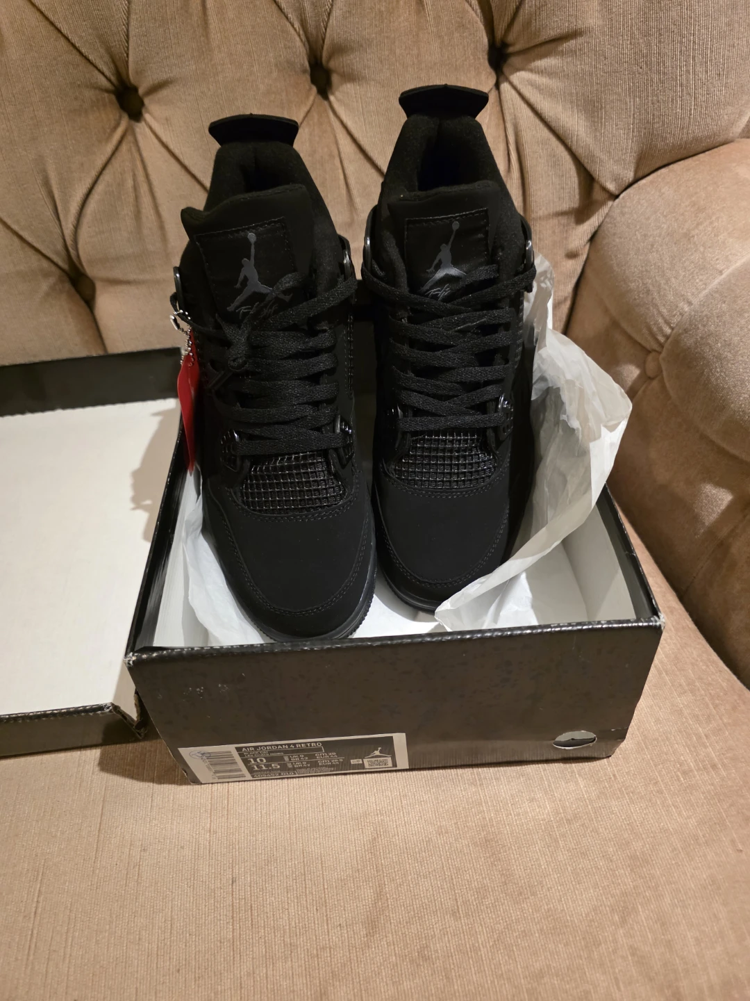 Air Jordan 4  Retroe ,Black Cat, - photo 5