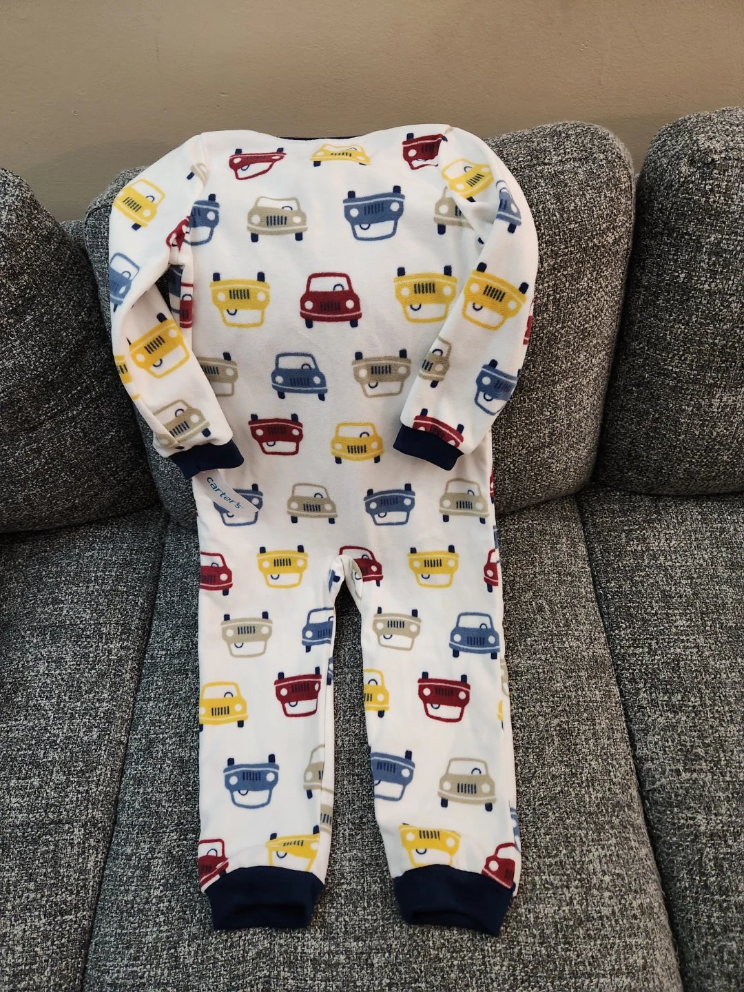 Carter's Boys Fleece Sleepsuit Pajamas Size 5 - photo 3