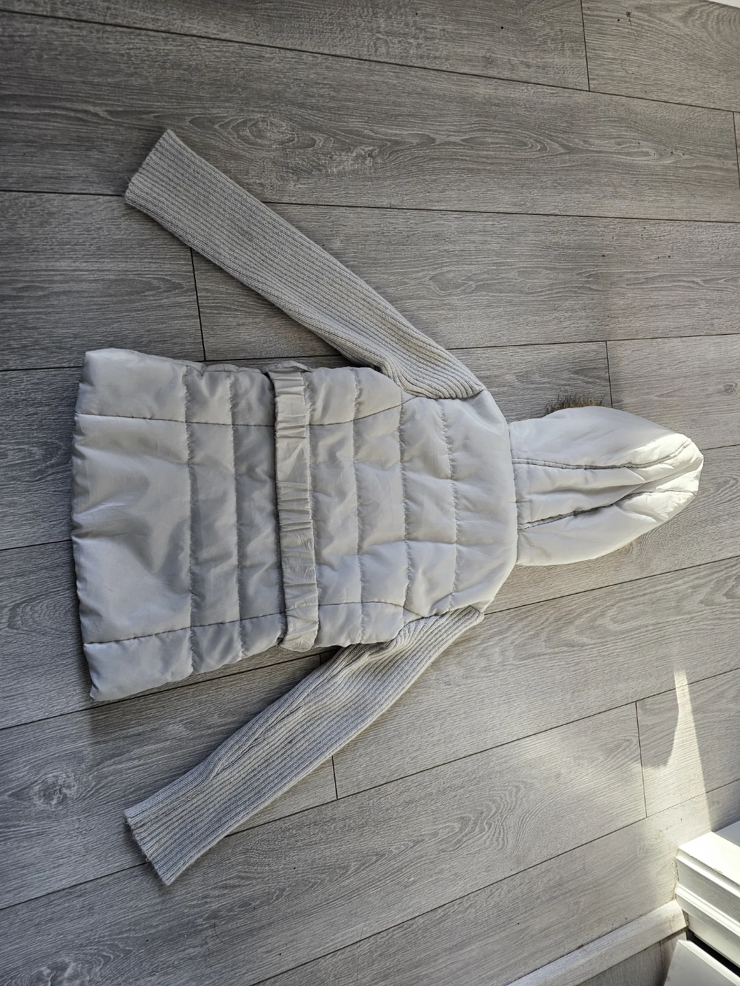 JouJou Puffer Jacket with Knit Sleeves - photo 2