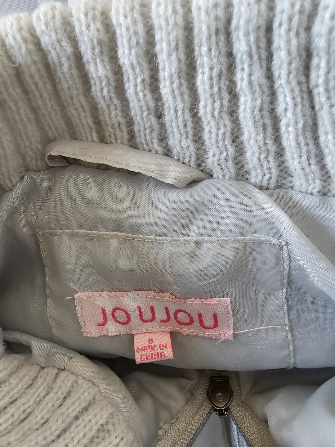 JouJou Puffer Jacket with Knit Sleeves - photo 3