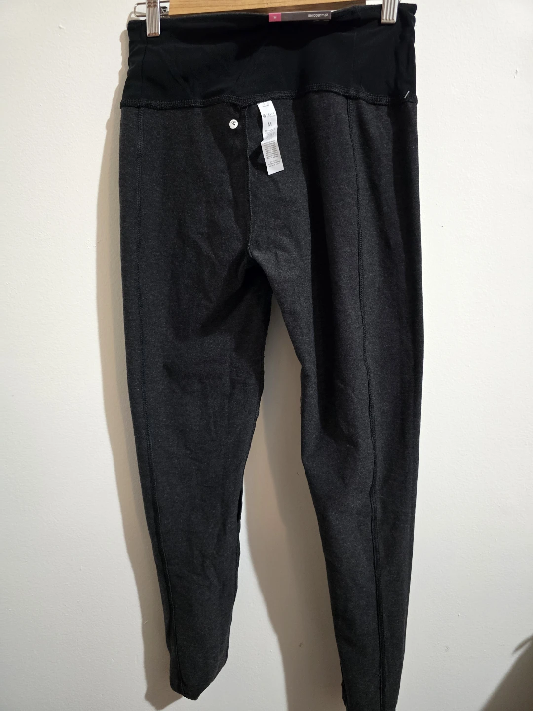 Bally Women's High Rise Leggings - Charcoal - Size M - photo 3