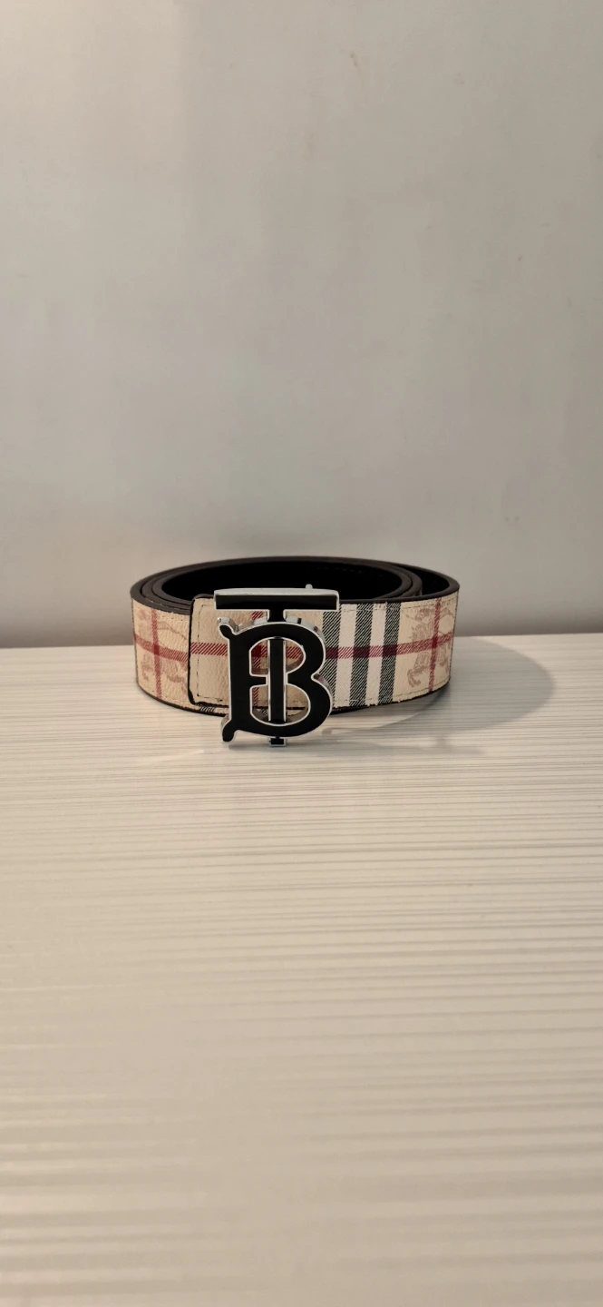 Burberry Reversible Leather Belt - photo 4
