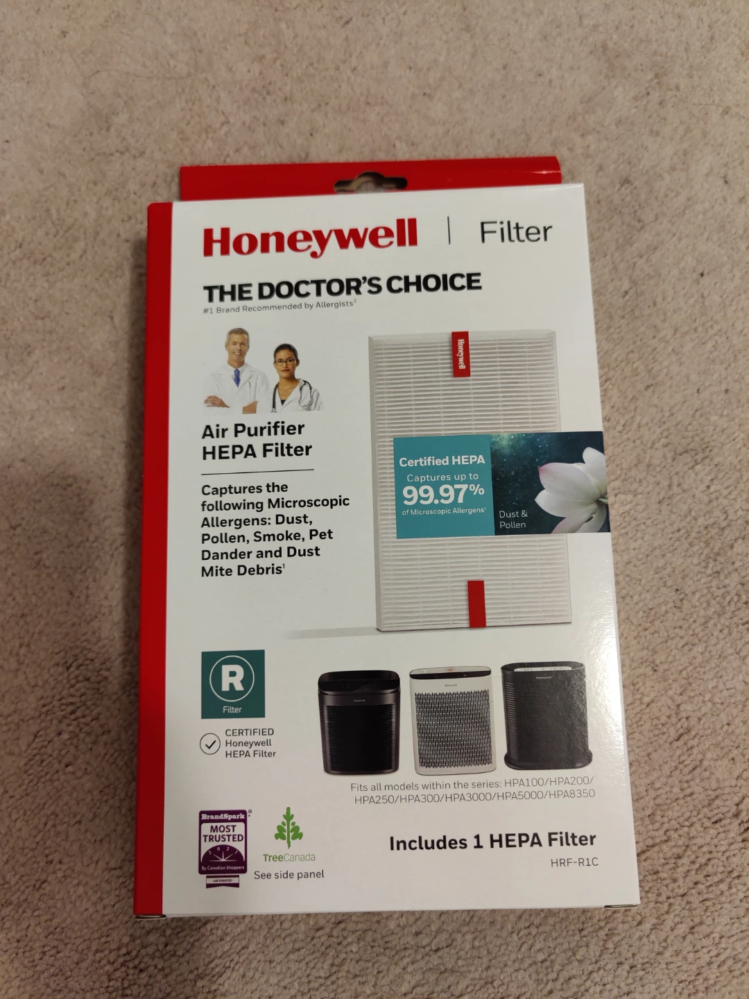 Honeywell Air Purifier HEPA Filter HRF-R1C (brand new in box)