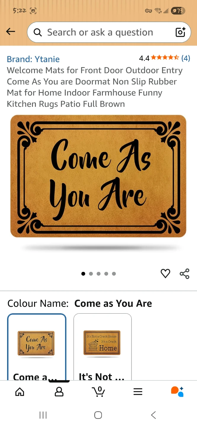Welcome Mat - Come As You Are