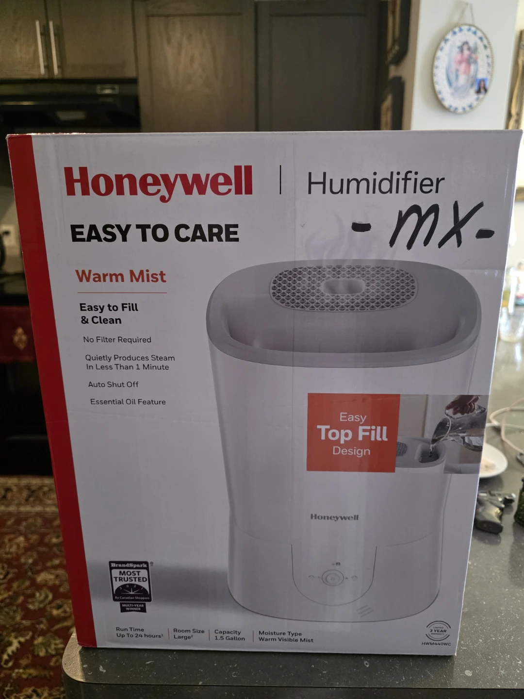 Honeywell Easy to Care Warm Mist Humidifier - photo 4