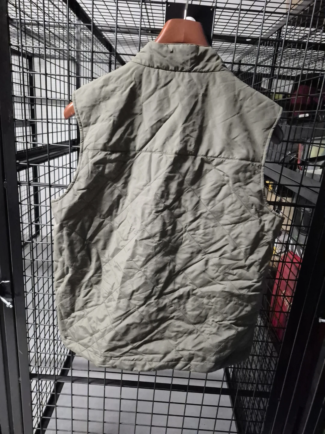 Goodfellow & Co Quilted Vest - Olive Green - Size L - photo 3