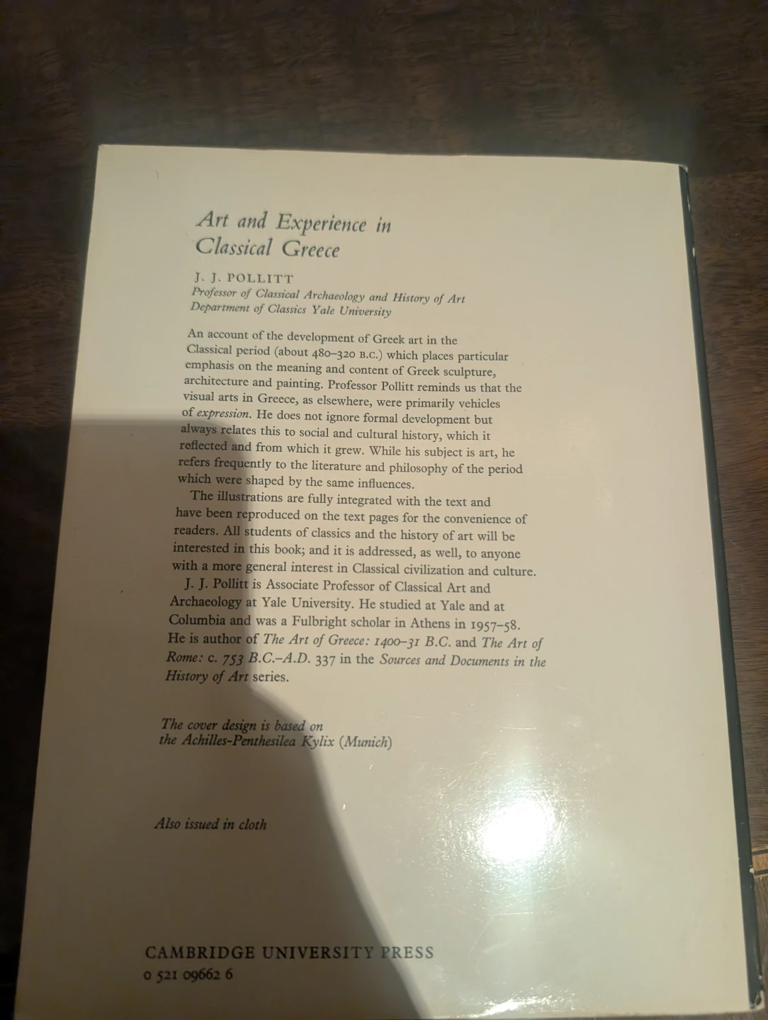 Art and Experience in Classical Greece by J. J. Pollitt - photo 5