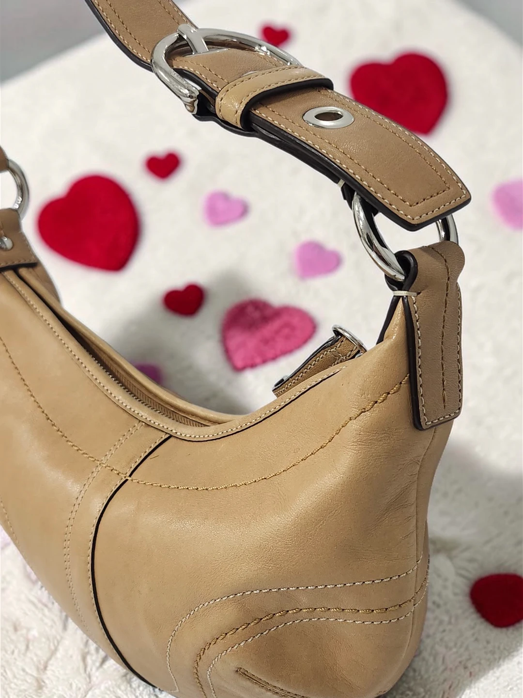 Coach Tan Leather Hobo Bag Ergo N⁰ E C0951- F12298 - photo 3