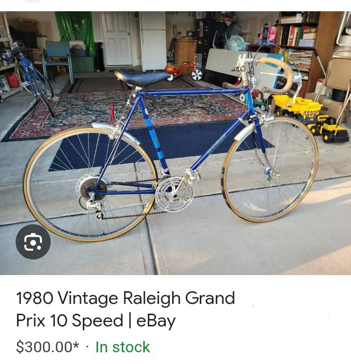 1980 Raleigh Grand Prix 10-Speed Road Bike