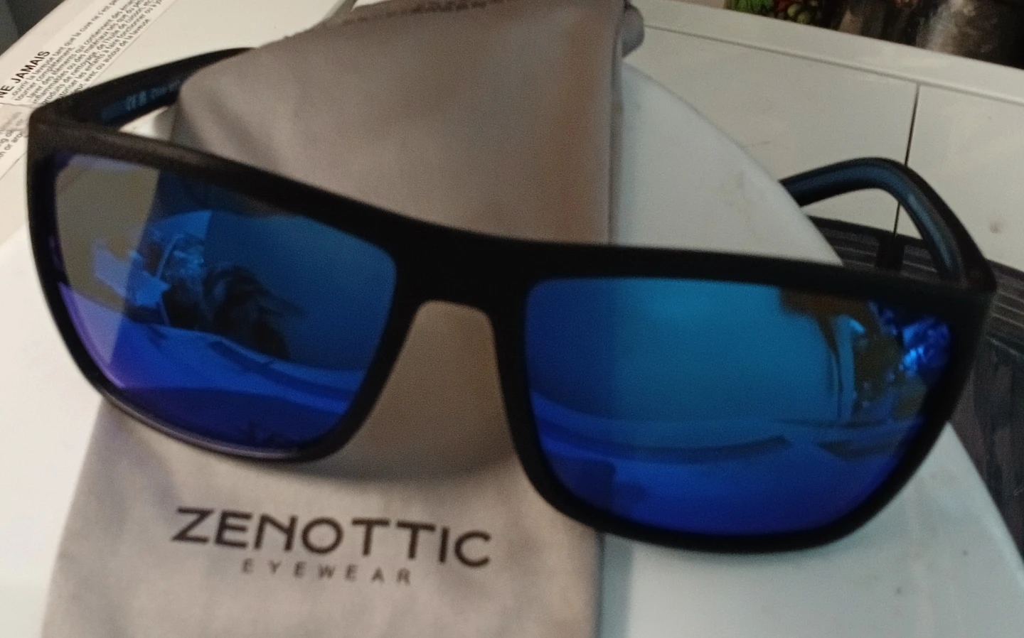 Zenottic Blue lens  polarized sunglasses