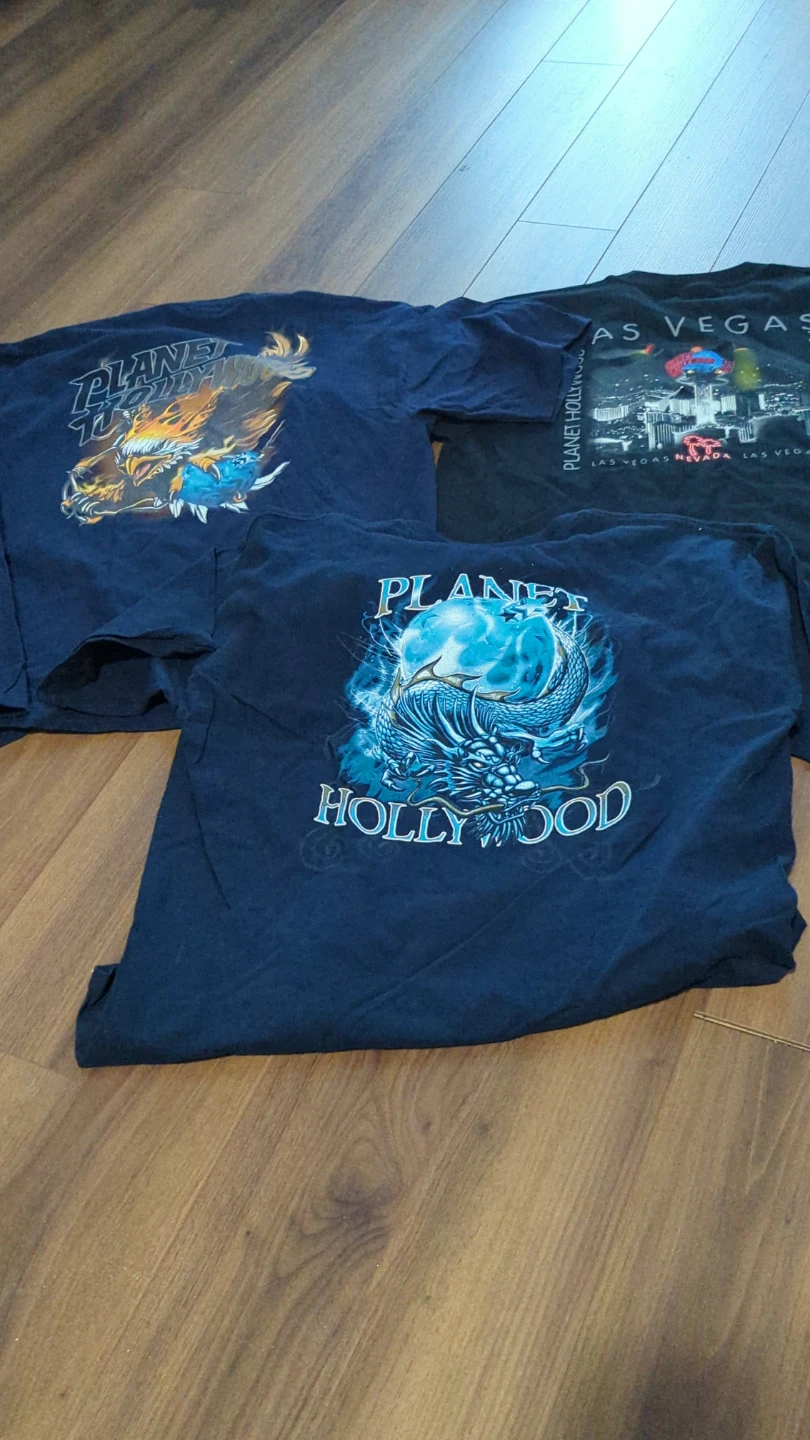 Planet Hollywood T-Shirt Bundle - Vegas & Dragon Designs