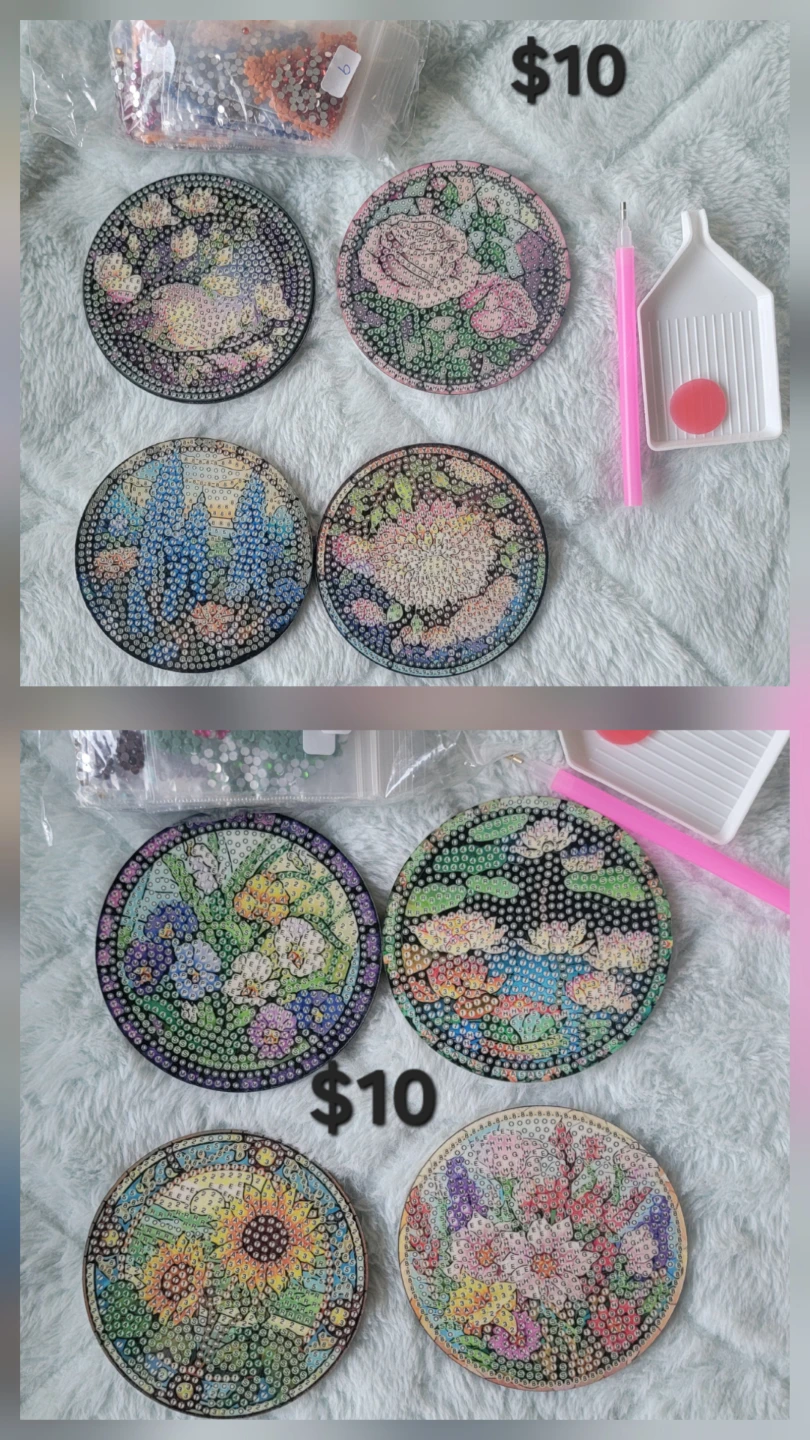 Diamond Painting Coaster Kits🏆 - photo 2