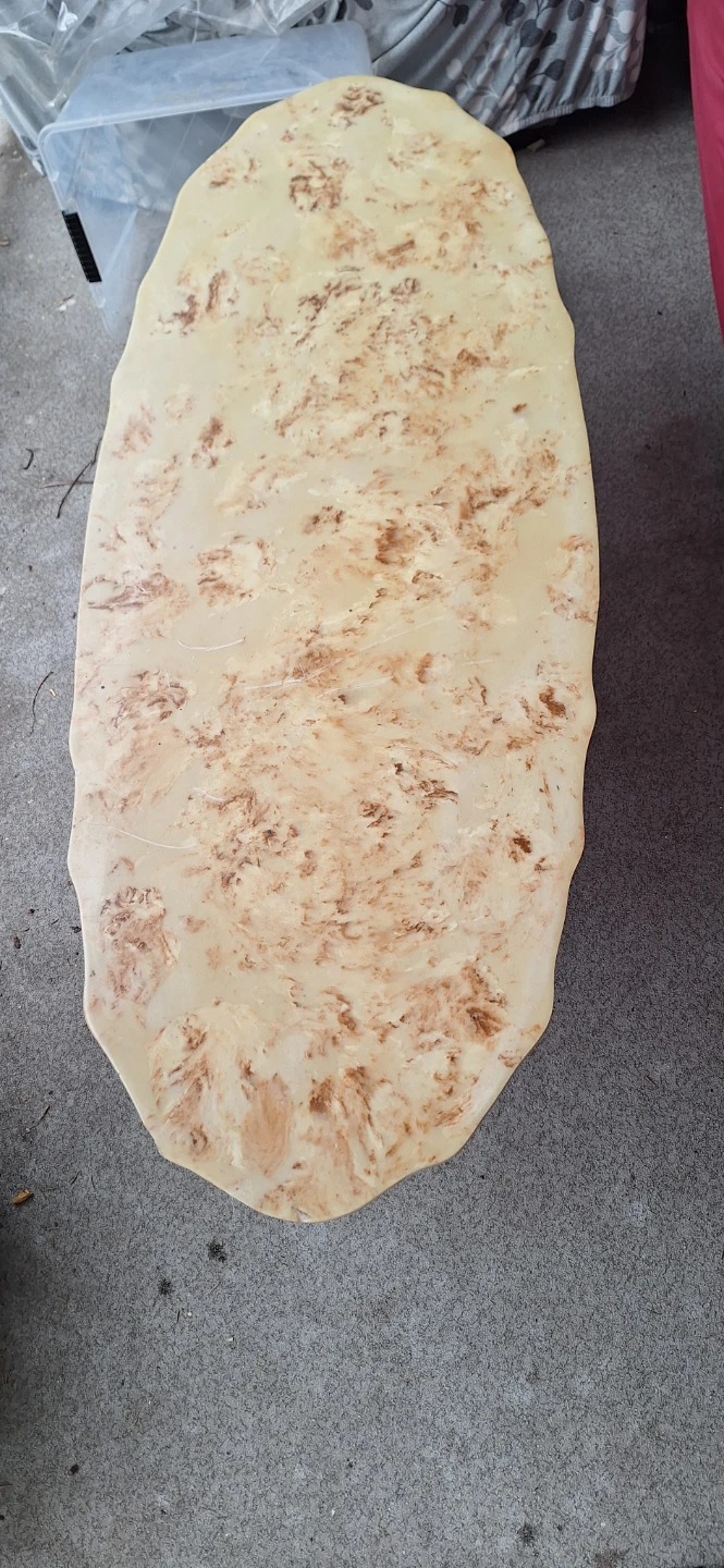 Unique Swirl Pattern Coffee Table - photo 2