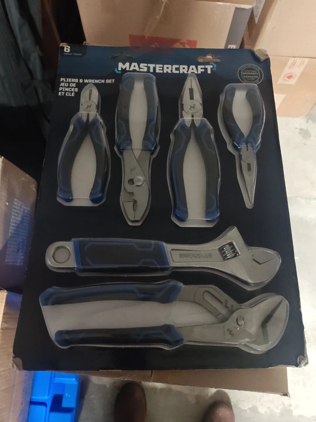 Mastercraft 6 Piece Pliers and Wrench Set