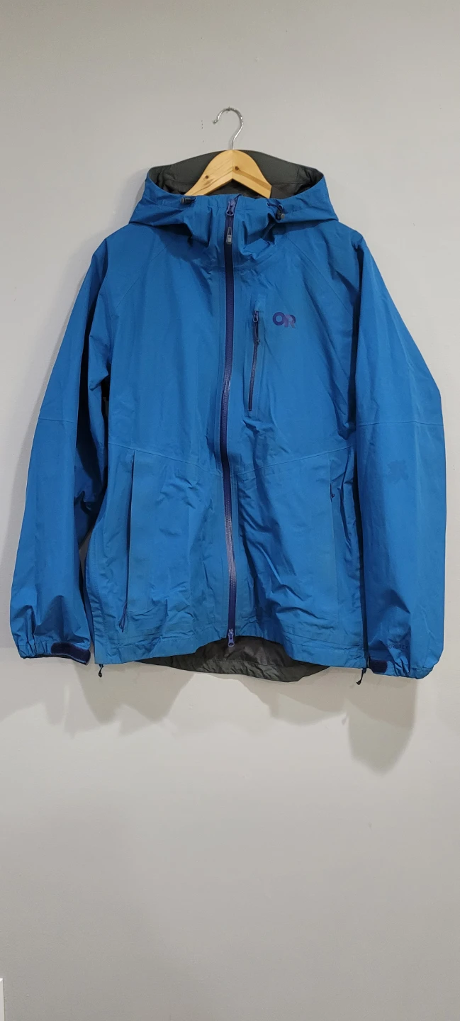 Outdoor Research Blue Rain Jacket