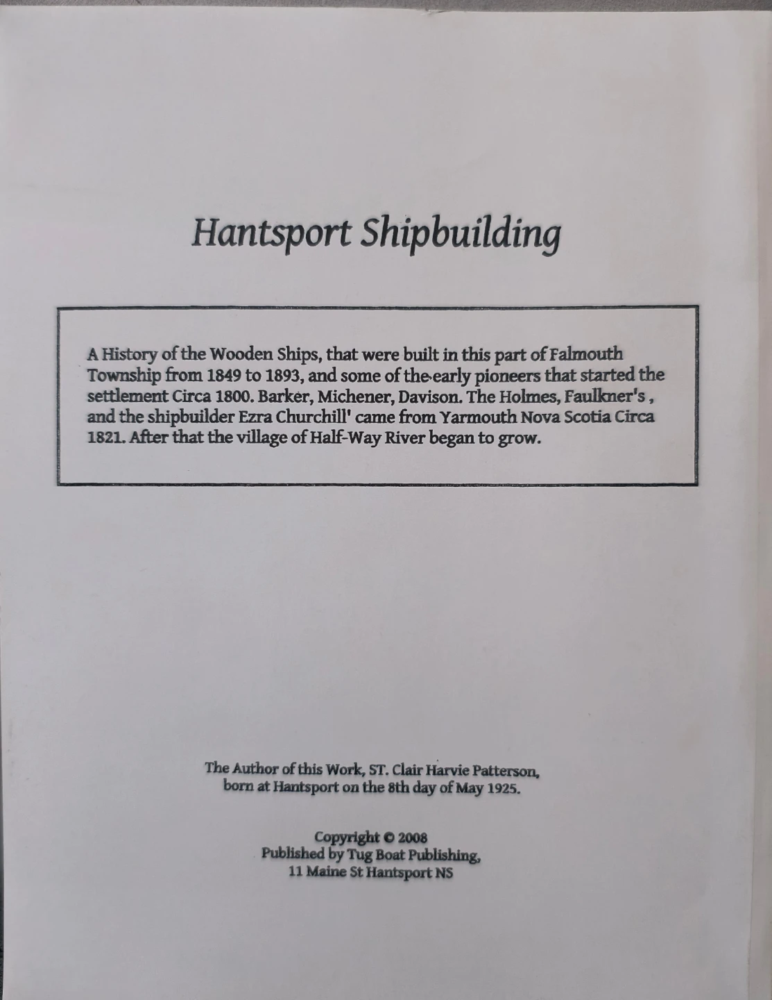 Hantsport Shipbuilding: A History 1849-1893 - photo 2