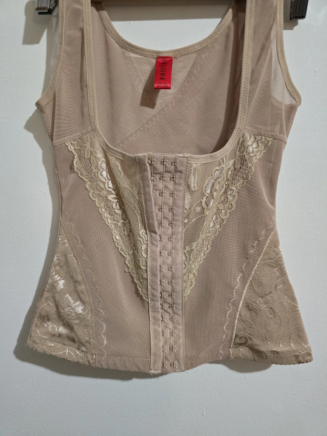 Womens Beige Compression Tank Top