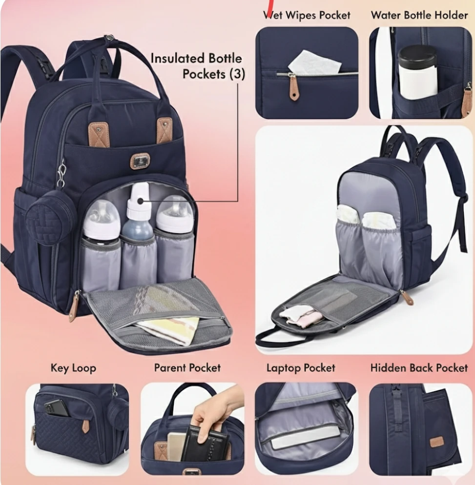 DICASLON DIAPER BACKPACK - photo 3