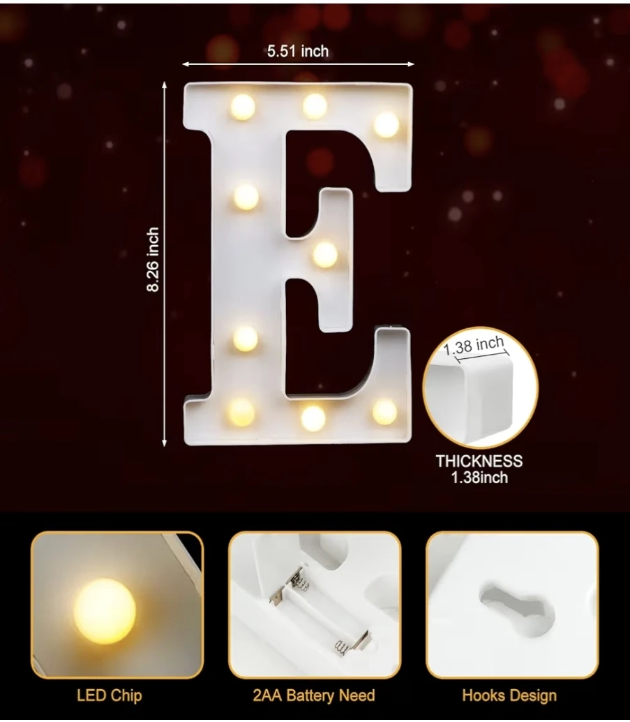 Marry Me Light Up Letters with LED Candles - photo 2
