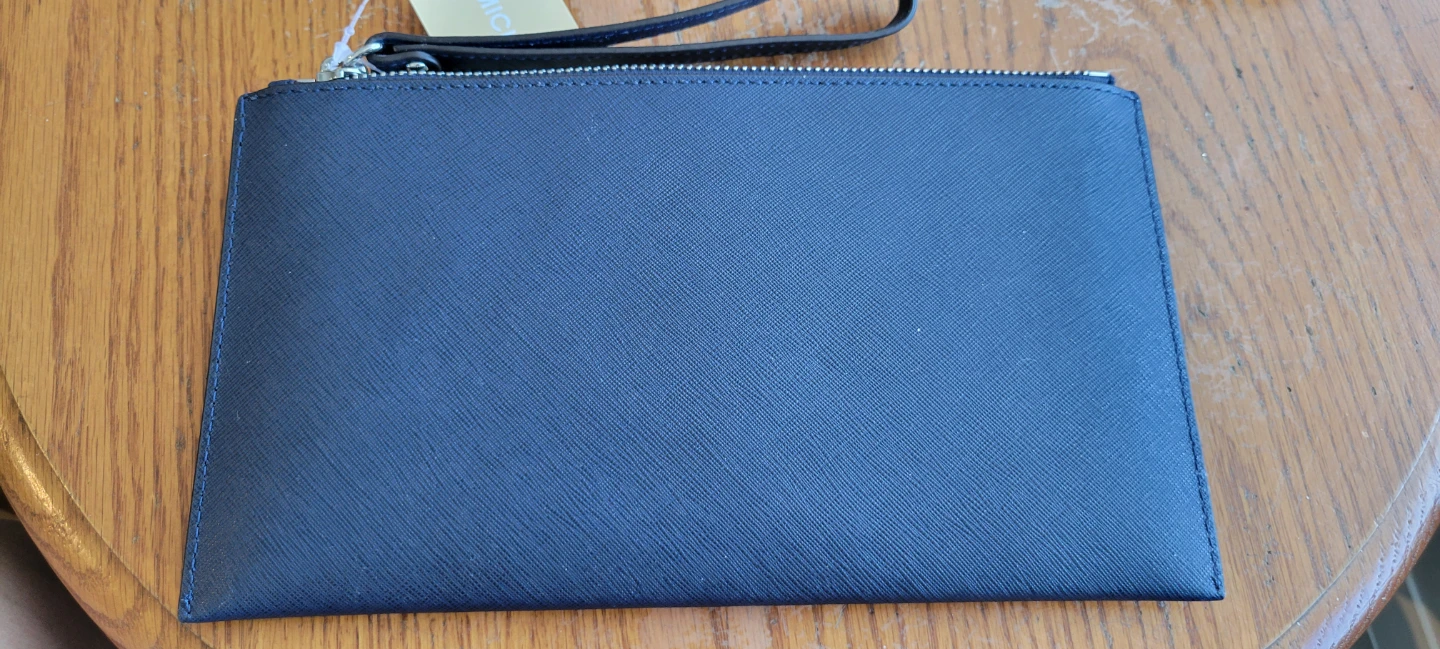 Michael Kors Navy Saffiano Leather Wristlet Clutch - photo 2