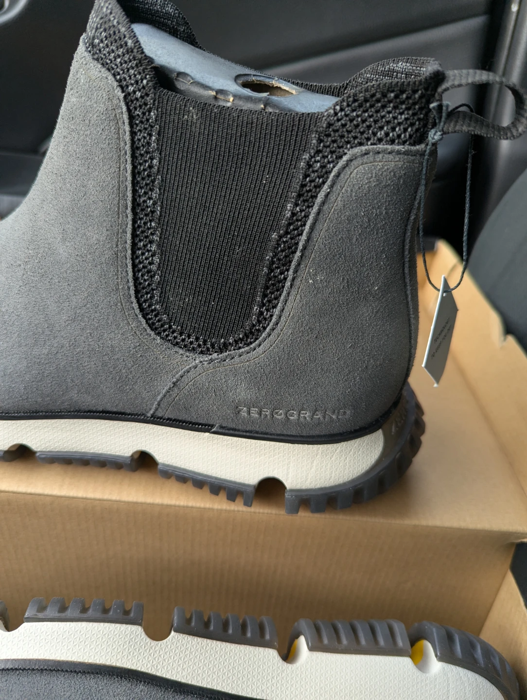 Cole Haan Zerogrand Chelsea Boots - Grey Suede - photo 4