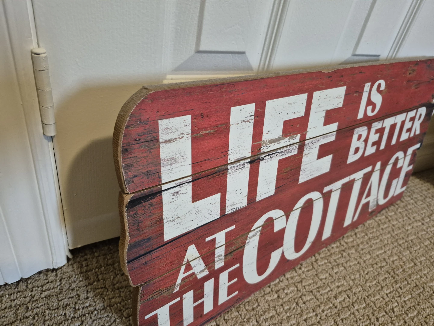 Life Is Better At The Cottage Wooden Sign - photo 3