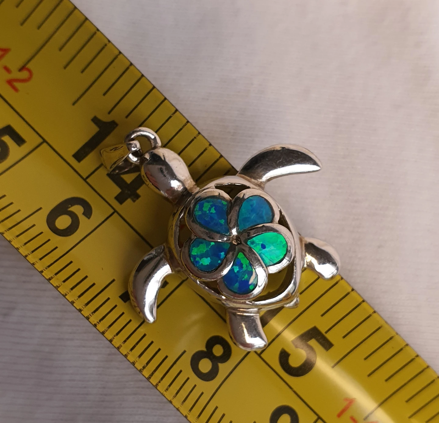 Sterling Silver Turtle Pendant Necklace - photo 4