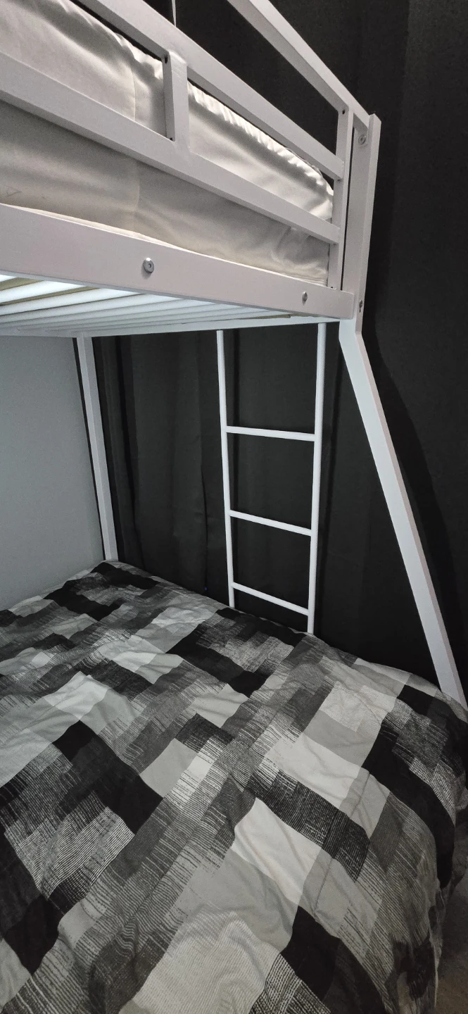 White Metal Bunk Bed - photo 2