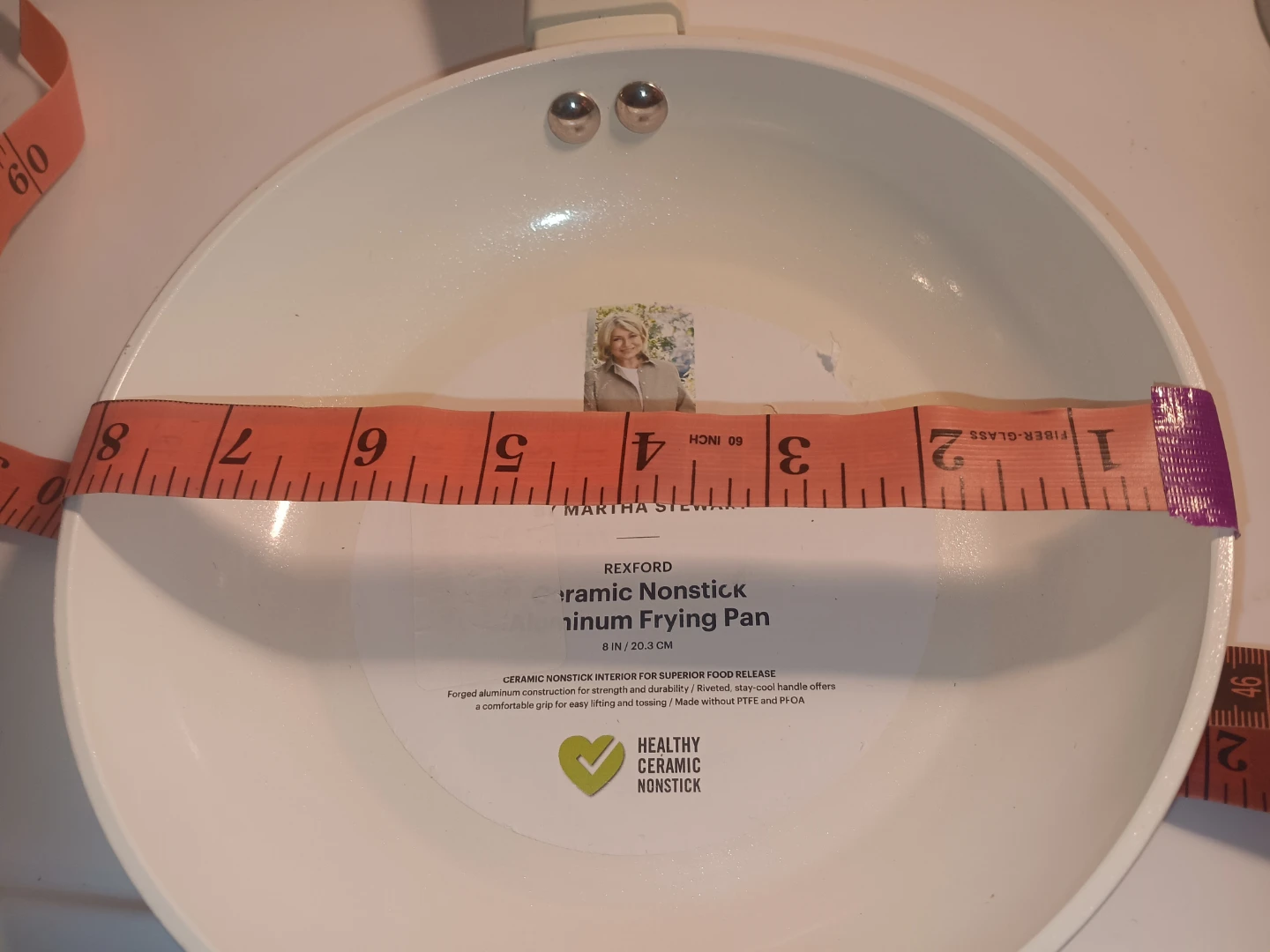Martha Stewart Collection Ceramic Nonstick Frying Pan 8 Inch - photo 3