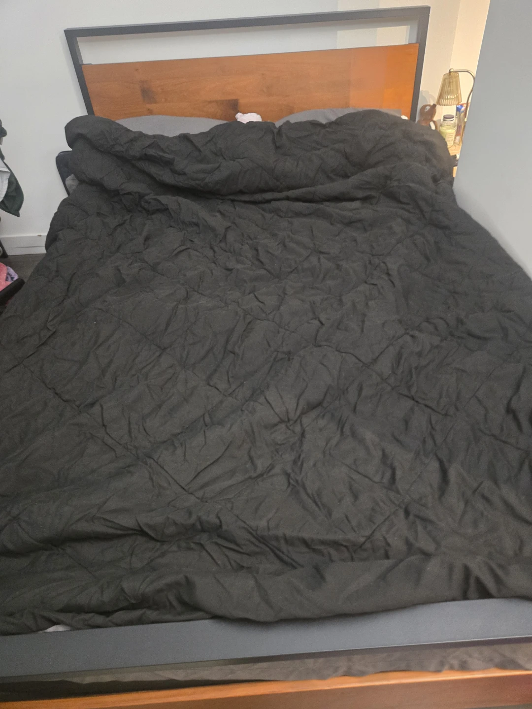 Alwyn Home Double Bed (Mattress & Frame) Excellent Condition 👍 - photo 2