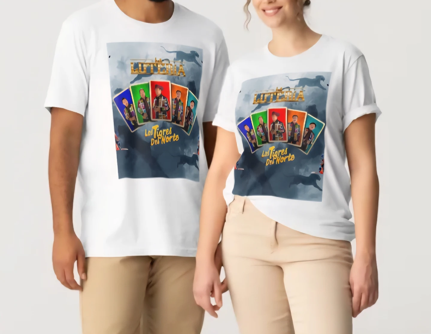 Los Tigres Del Norte "Loteria" Graphic T-Shirt