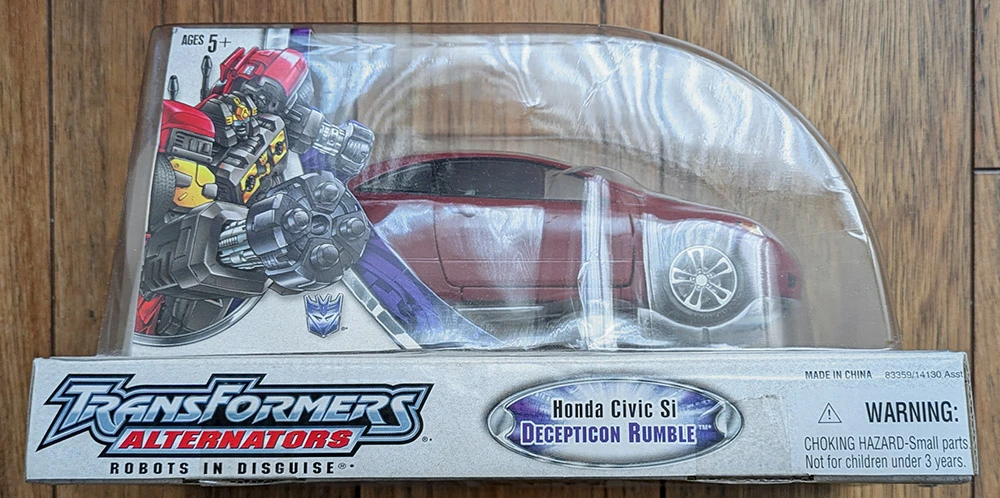Transformers Alternators "Rumble" - BRAND NEW, SEALED - photo 4