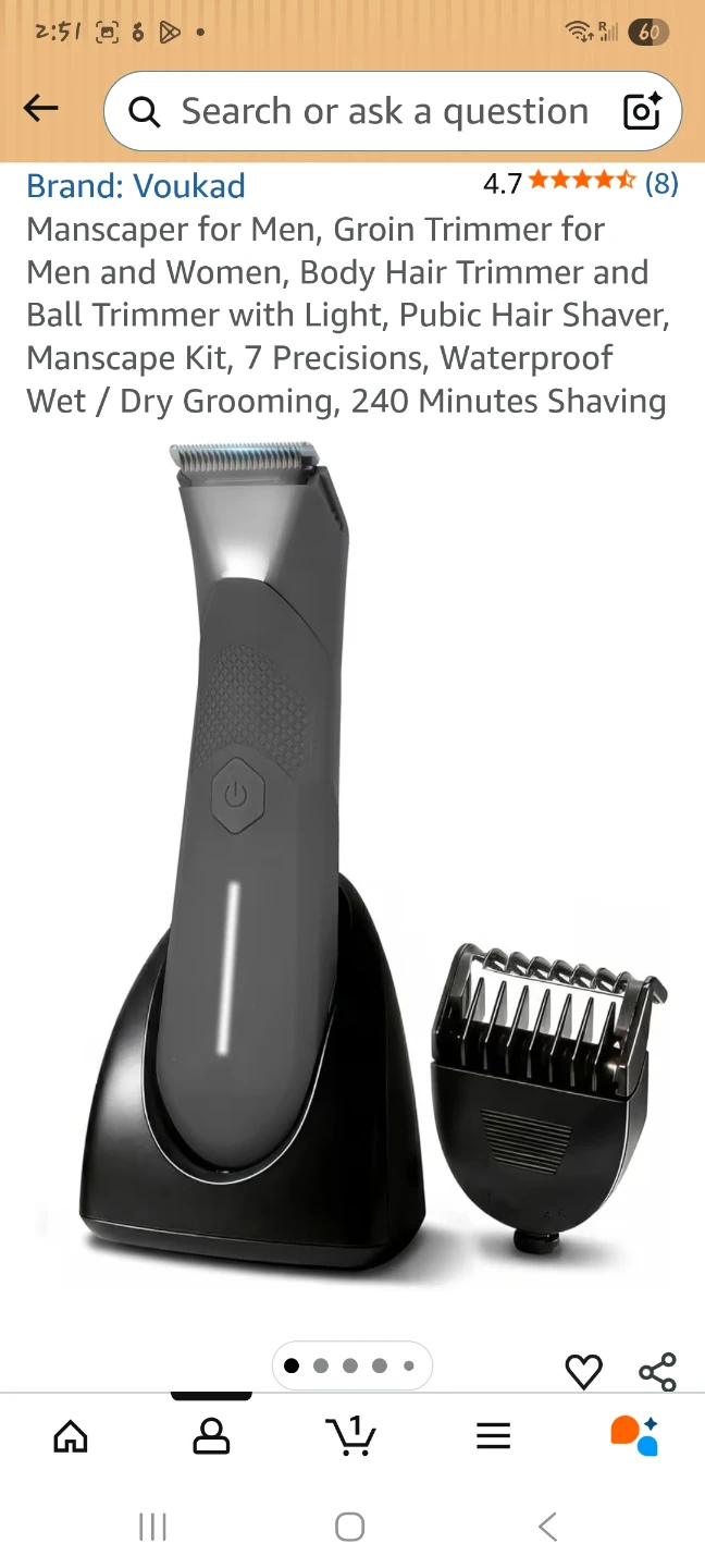 Manscaper Body Groomer Trimmer
