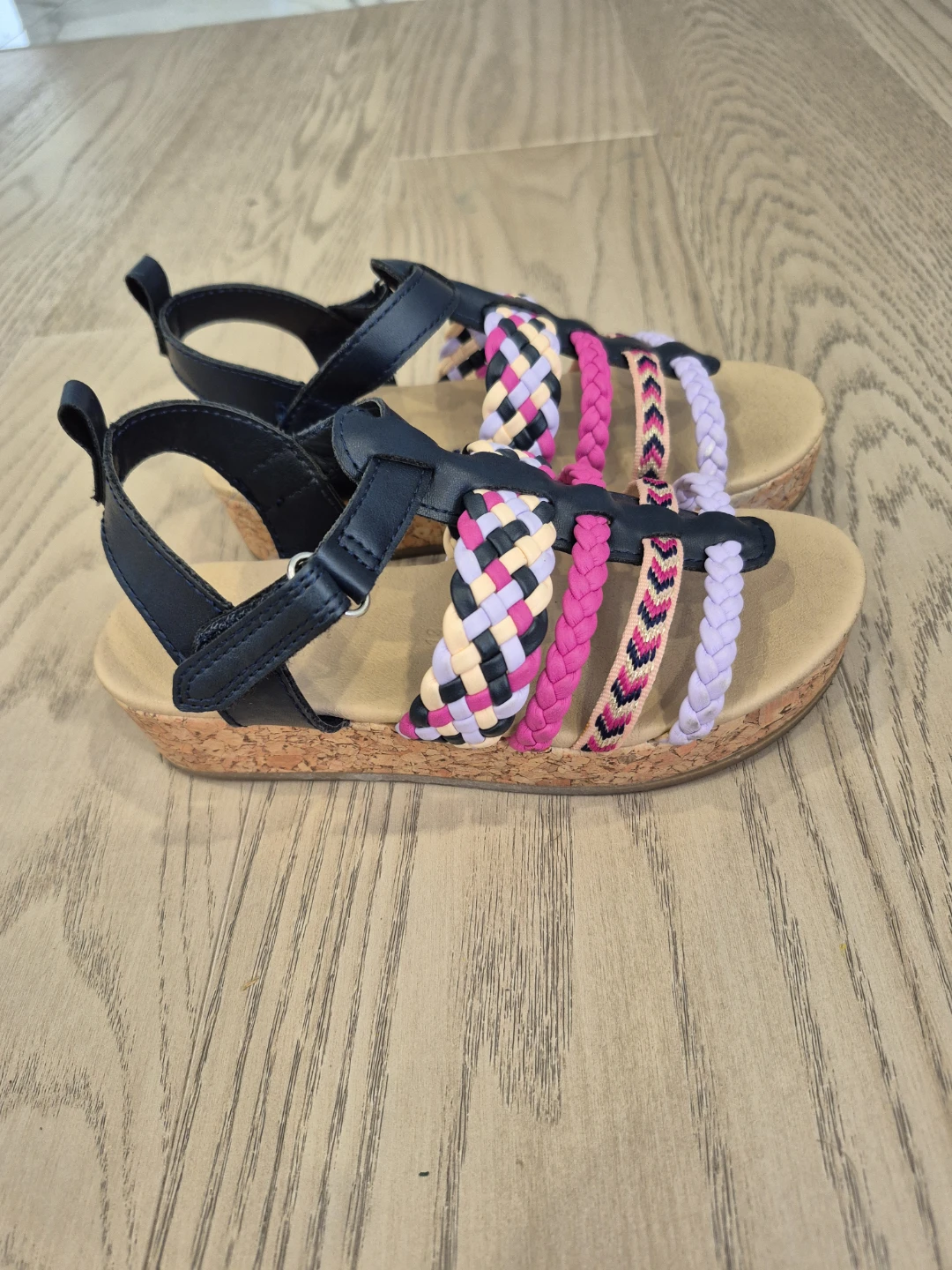 Girls Multi-Colour Strappy Sandals