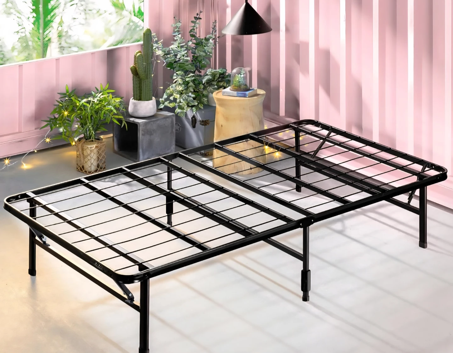 Black Metal Twin Bed Frame