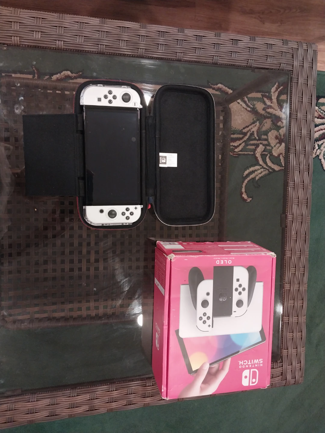 Nintendo Switch OLED Model w/ Carrying Case - photo 2