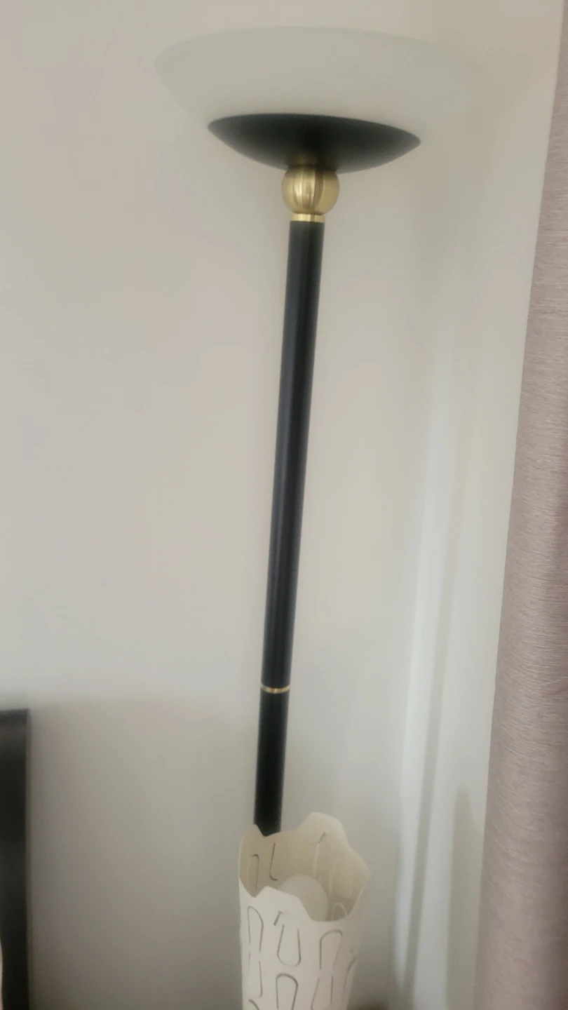 🏆Black Floor Lamp with Gold Accents - photo 2