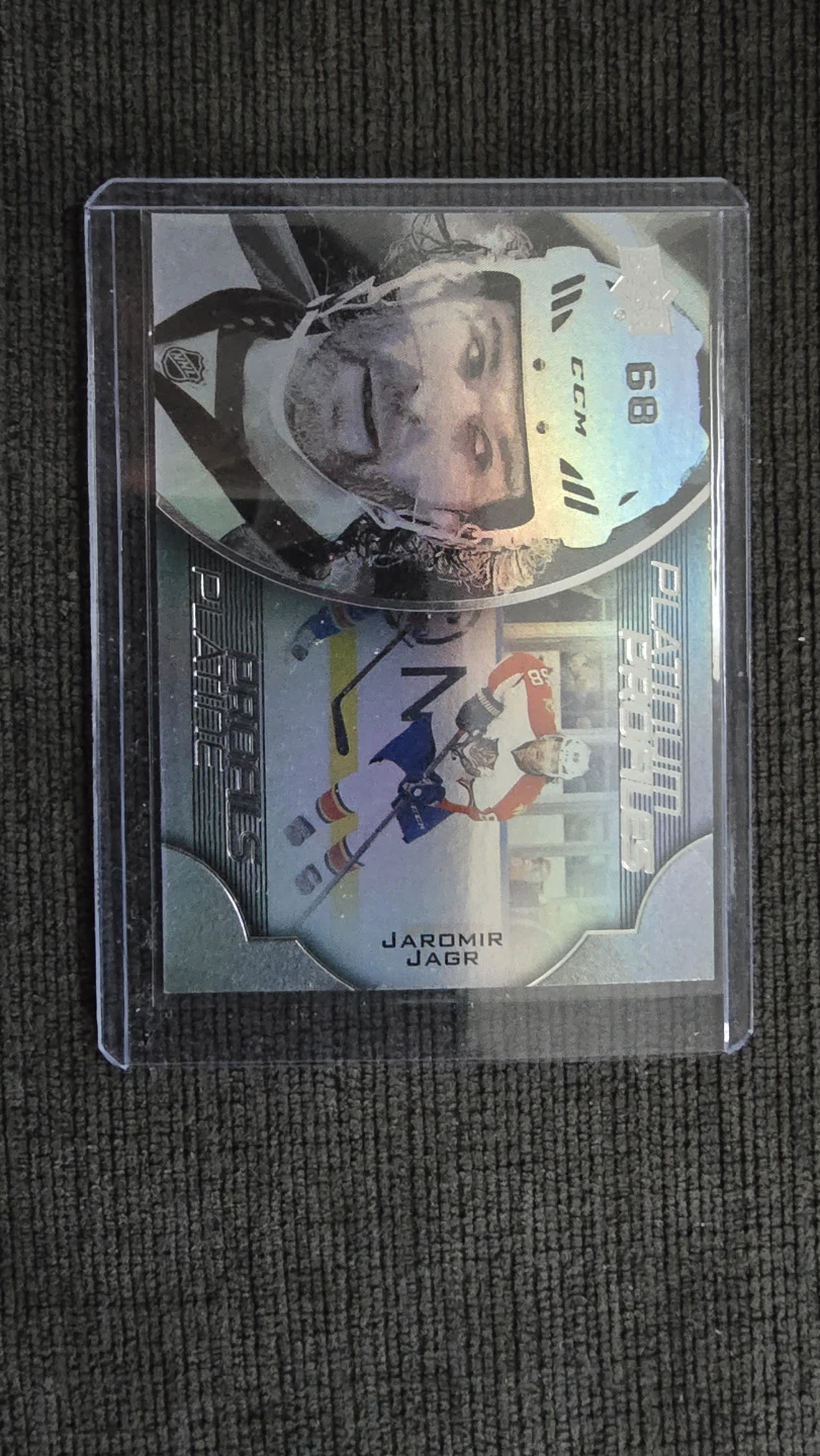 Tim Hortons Platinum Profiles Jaromir Jagr Hockey Card 2016-2017
