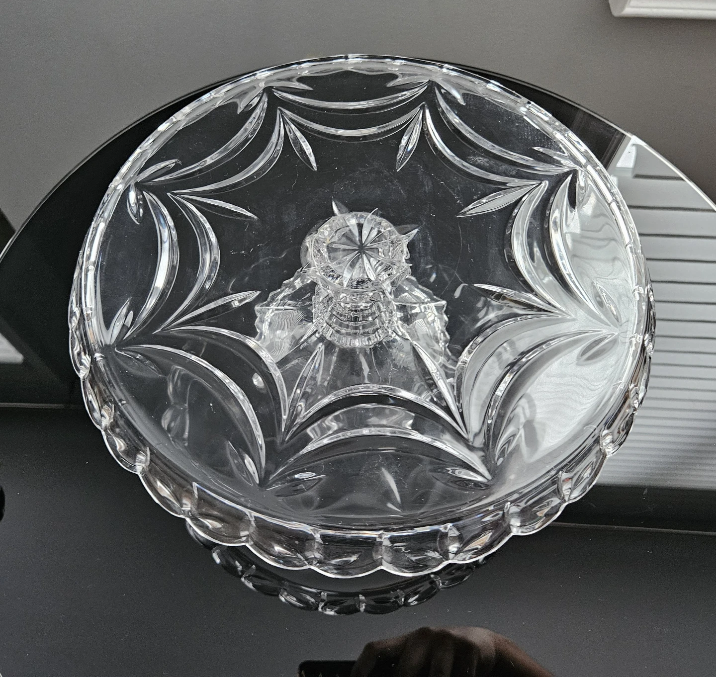 Crystal Footed Cake Stand - photo 2