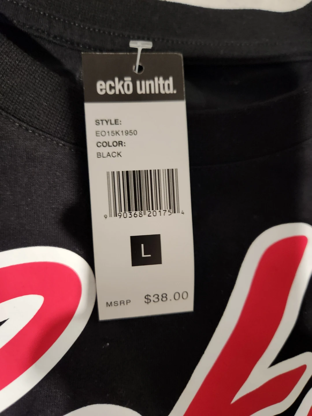 Ecko Unltd. Men's Graphic T-Shirt Black Size Large - photo 2