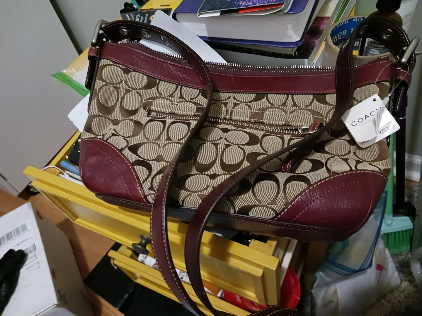 Coach Monogram Shoulder Bag