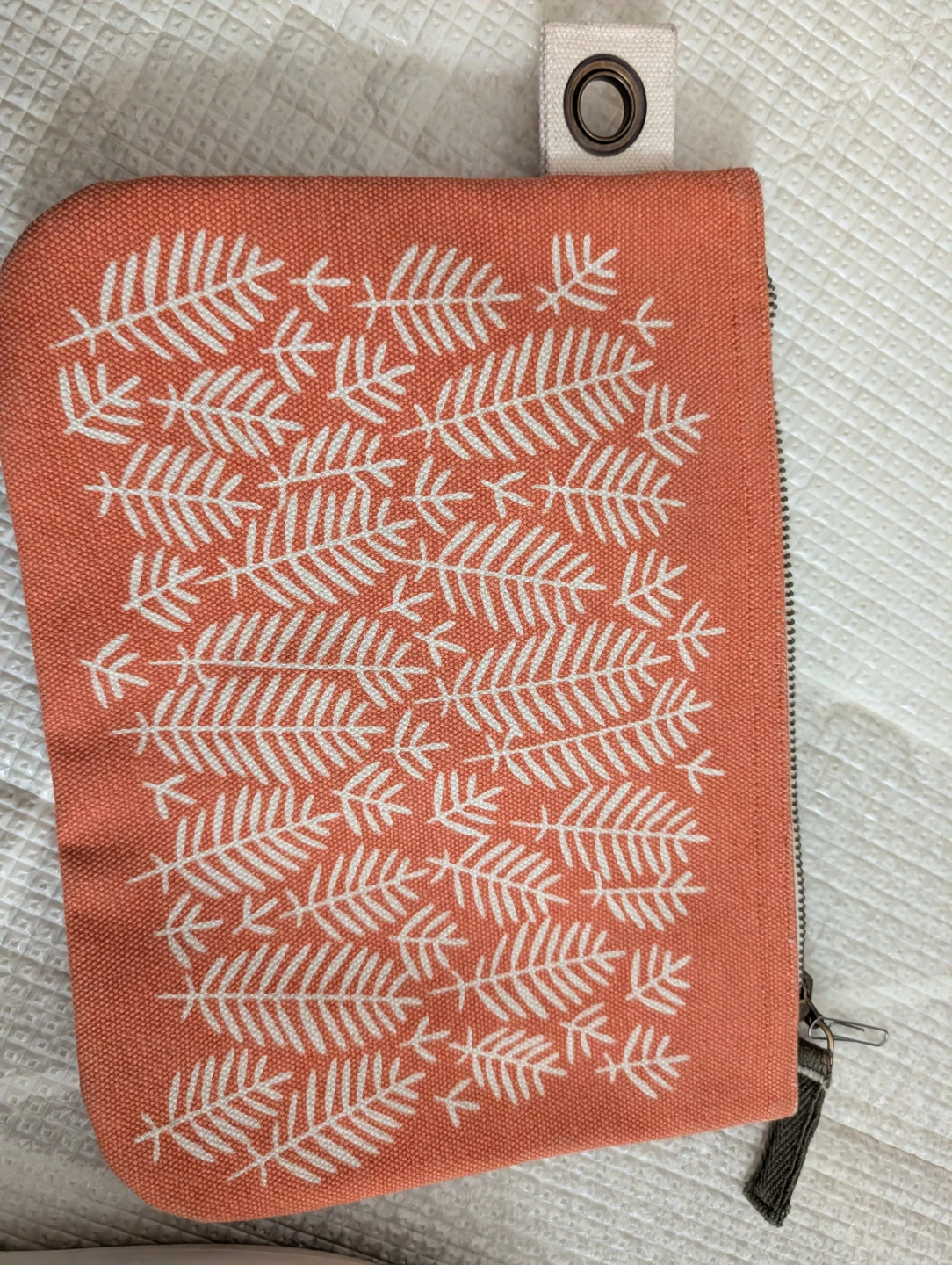 Danica Studio Zipper Pouch - Orange Hare & Fern Design🏆 - photo 3