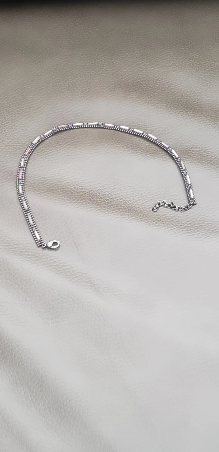 Beaded chocker with Silver Accents - photo 2