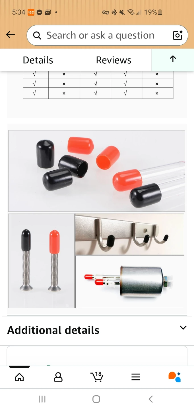 50 Round end cap - 19mm dia...New - photo 3