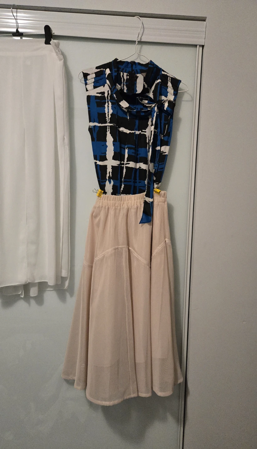 Pink Mesh Midi Skirt - photo 2